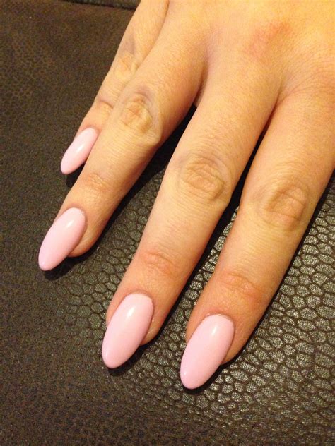 pink oval nails|nail designs for oval nails.